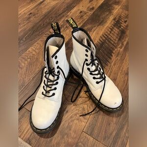 White Doc Martens Boots